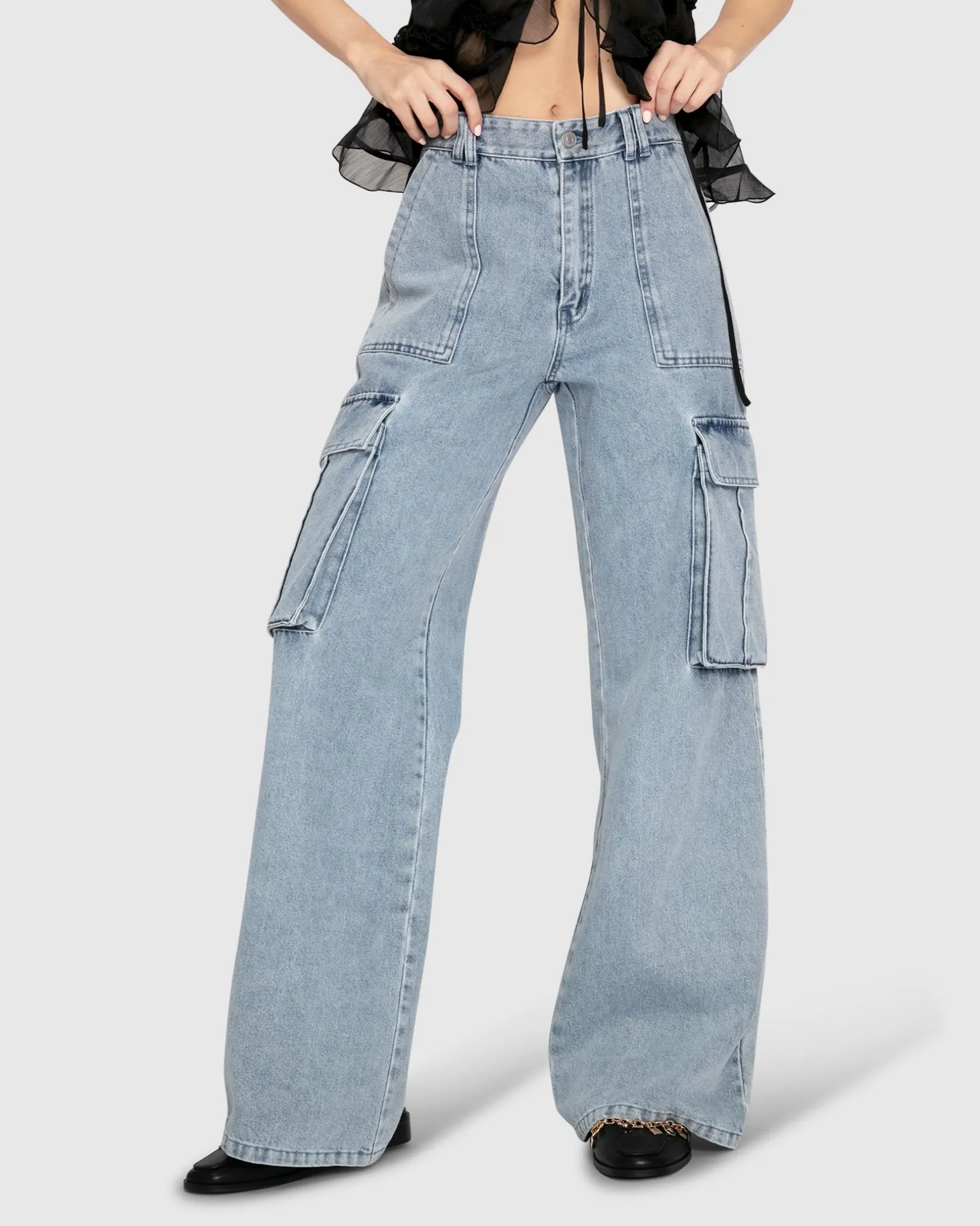 Belle & Bloom Pants>Southern Nights Cargo Jean