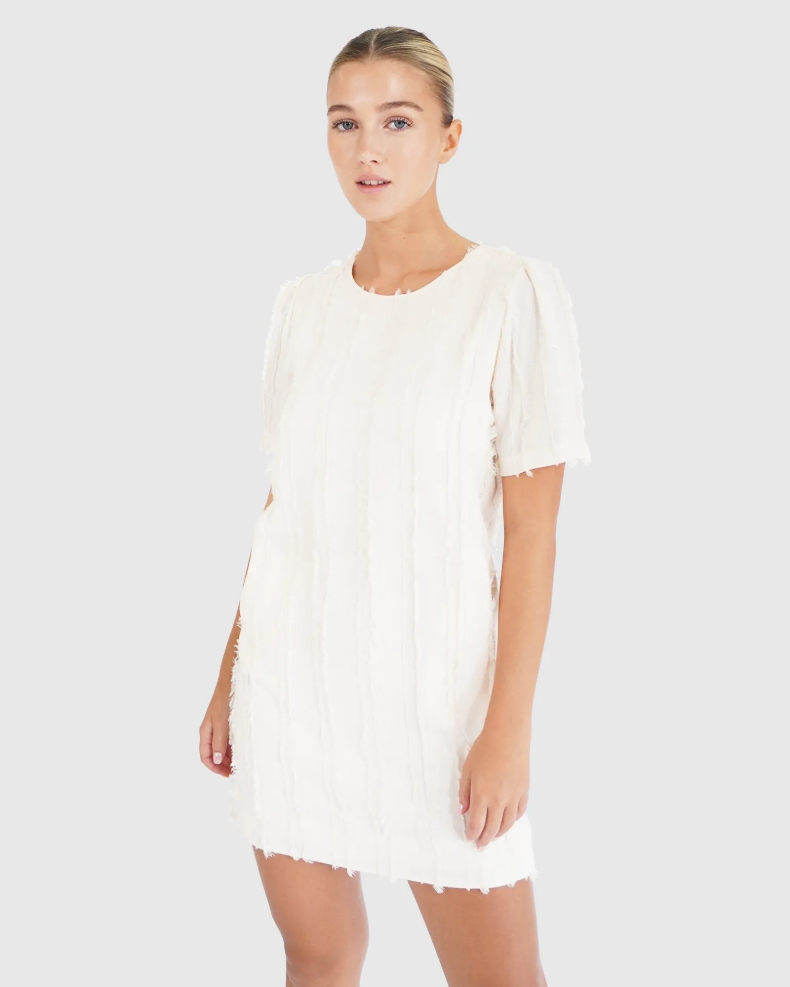 Belle & Bloom Mini Dresses | Mini Dresses>Star Child Textured Mini Dress -