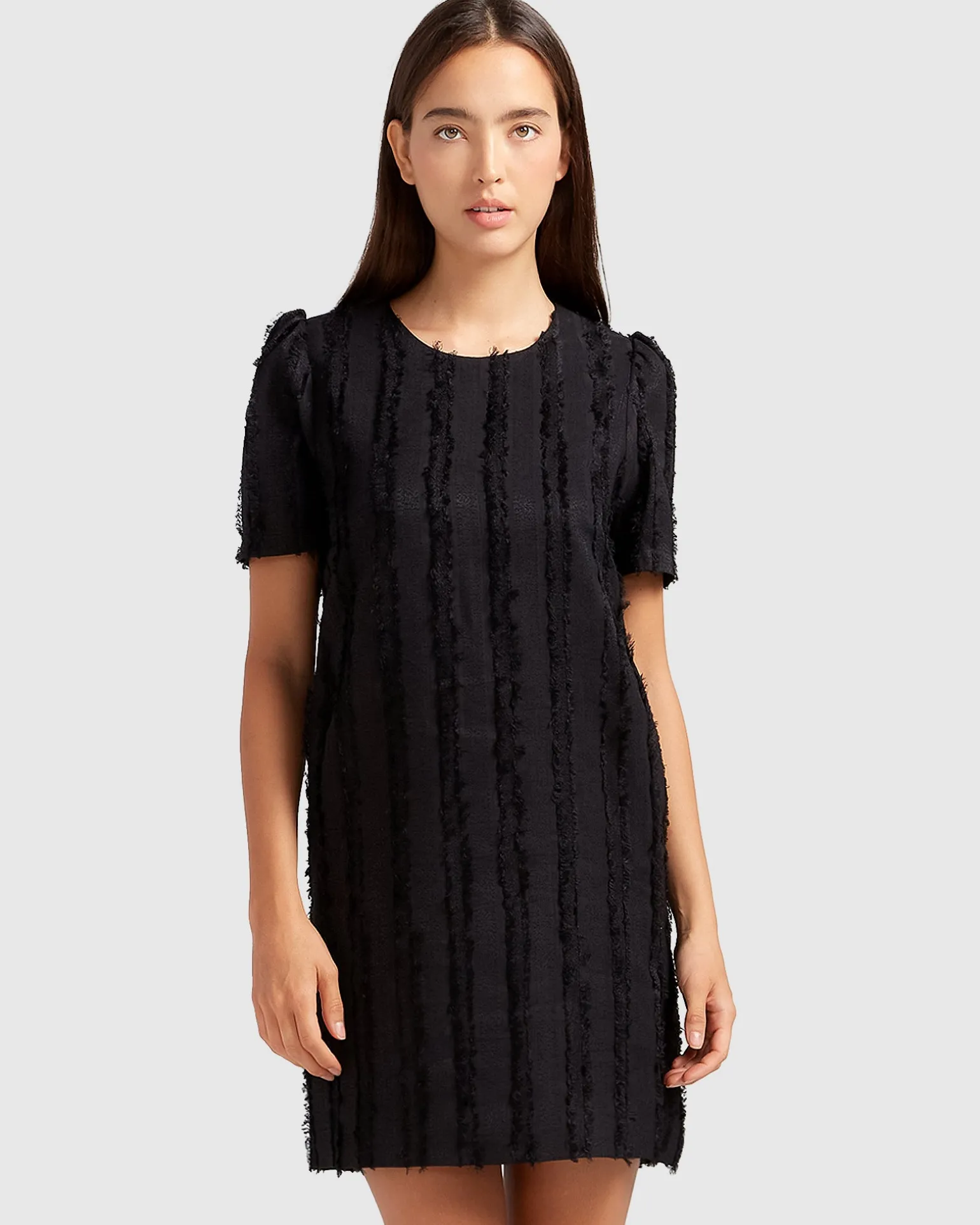 Belle & Bloom Mini Dresses | Mini Dresses>Star Child Textured Mini Dress -