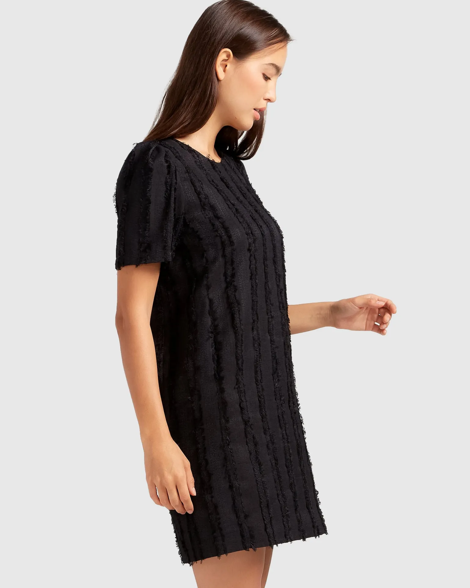 Belle & Bloom Mini Dresses | Mini Dresses>Star Child Textured Mini Dress -