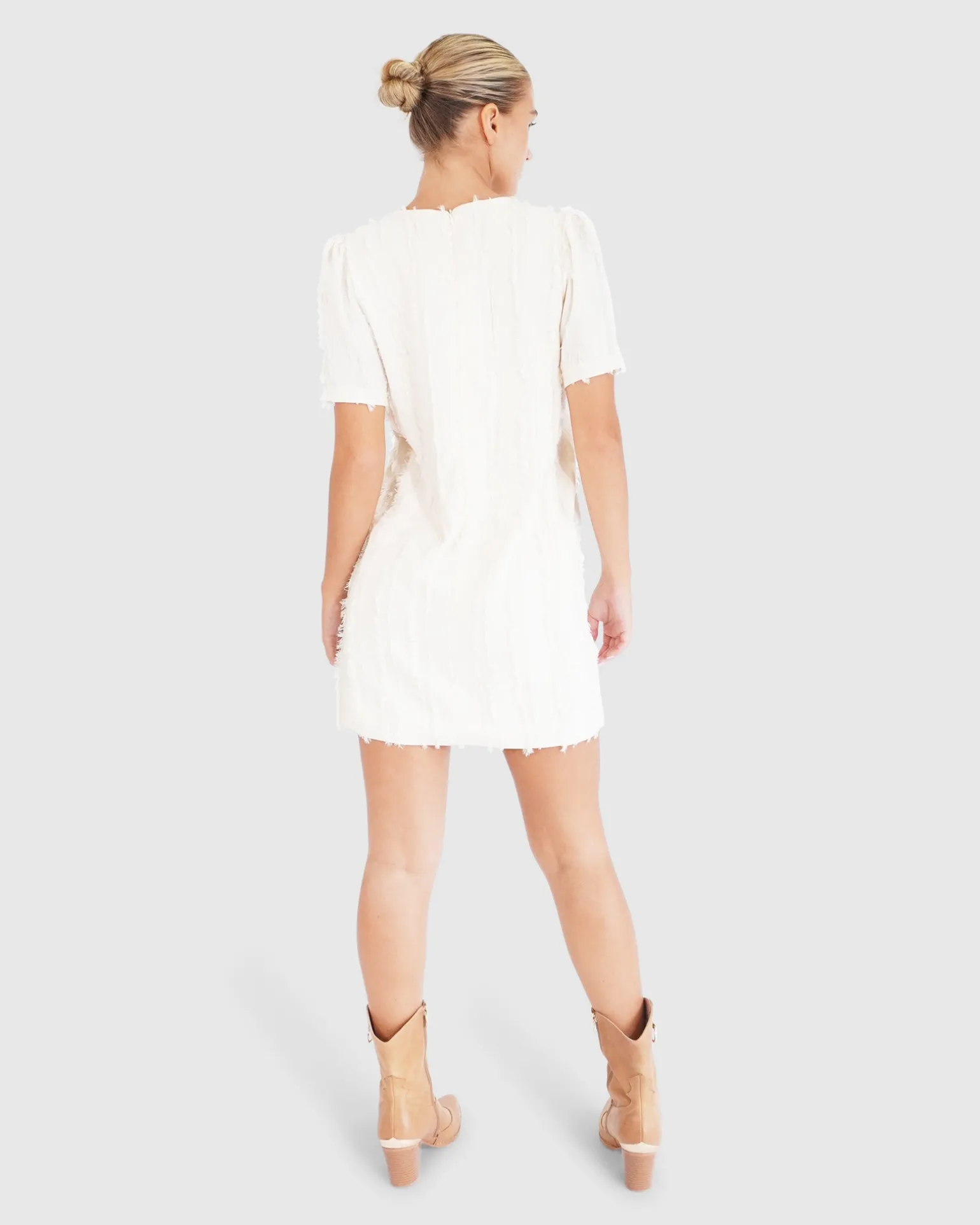 Belle & Bloom Mini Dresses | Mini Dresses>Star Child Textured Mini Dress -