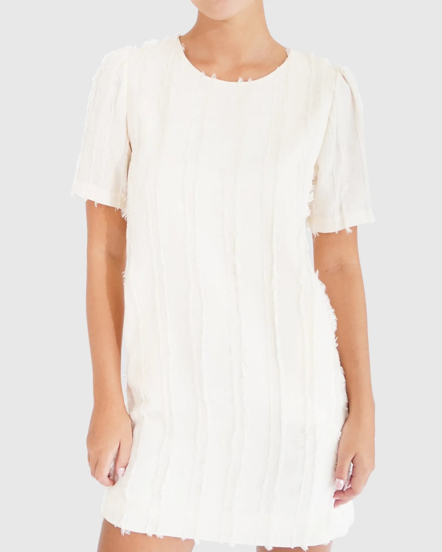 Belle & Bloom Mini Dresses | Mini Dresses>Star Child Textured Mini Dress -