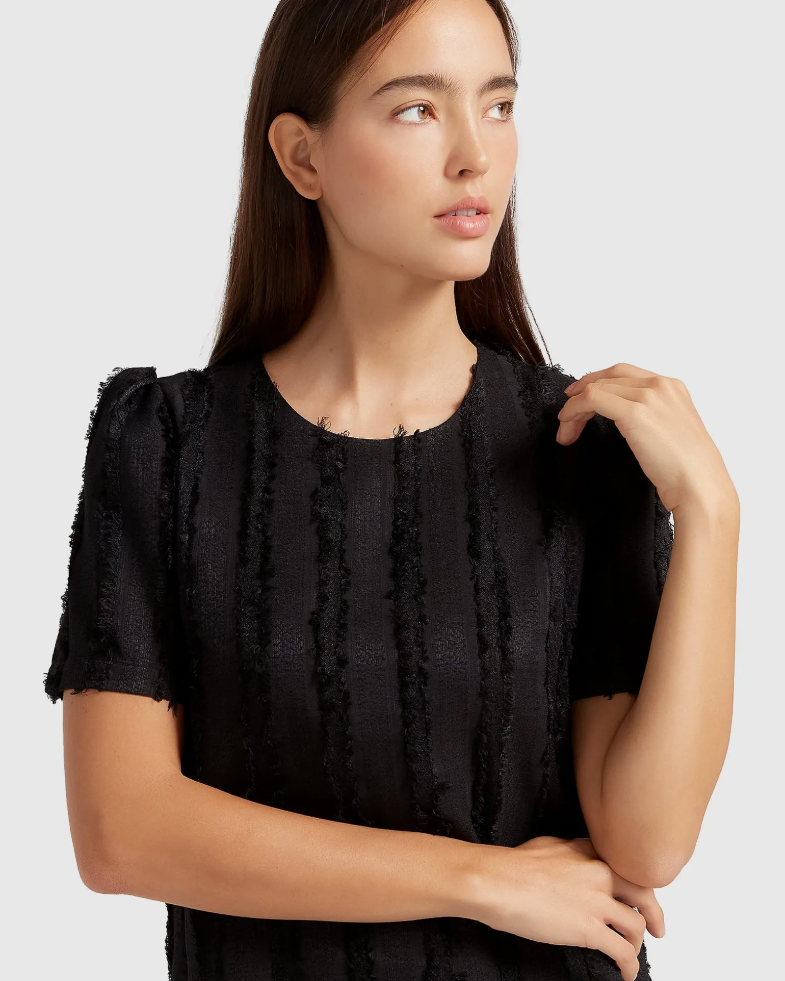 Belle & Bloom Mini Dresses | Mini Dresses>Star Child Textured Mini Dress -