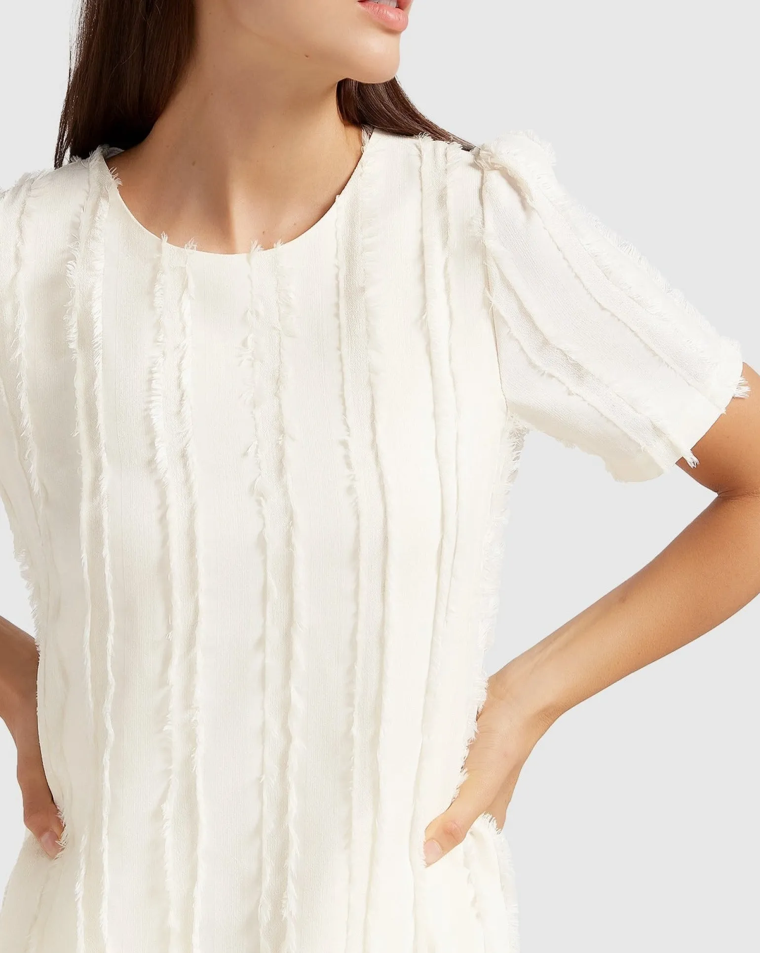Belle & Bloom Mini Dresses | Mini Dresses>Star Child Textured Mini Dress -