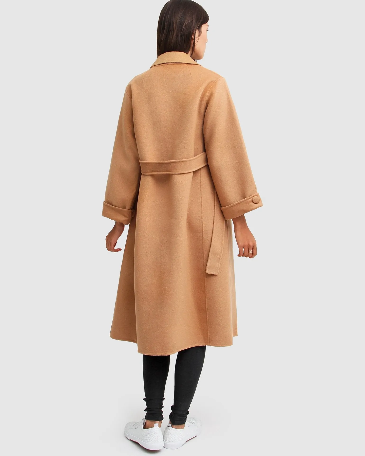 Belle & Bloom Belted Coats | Wool Coats>Stay Wild Oversized Wool Coat -