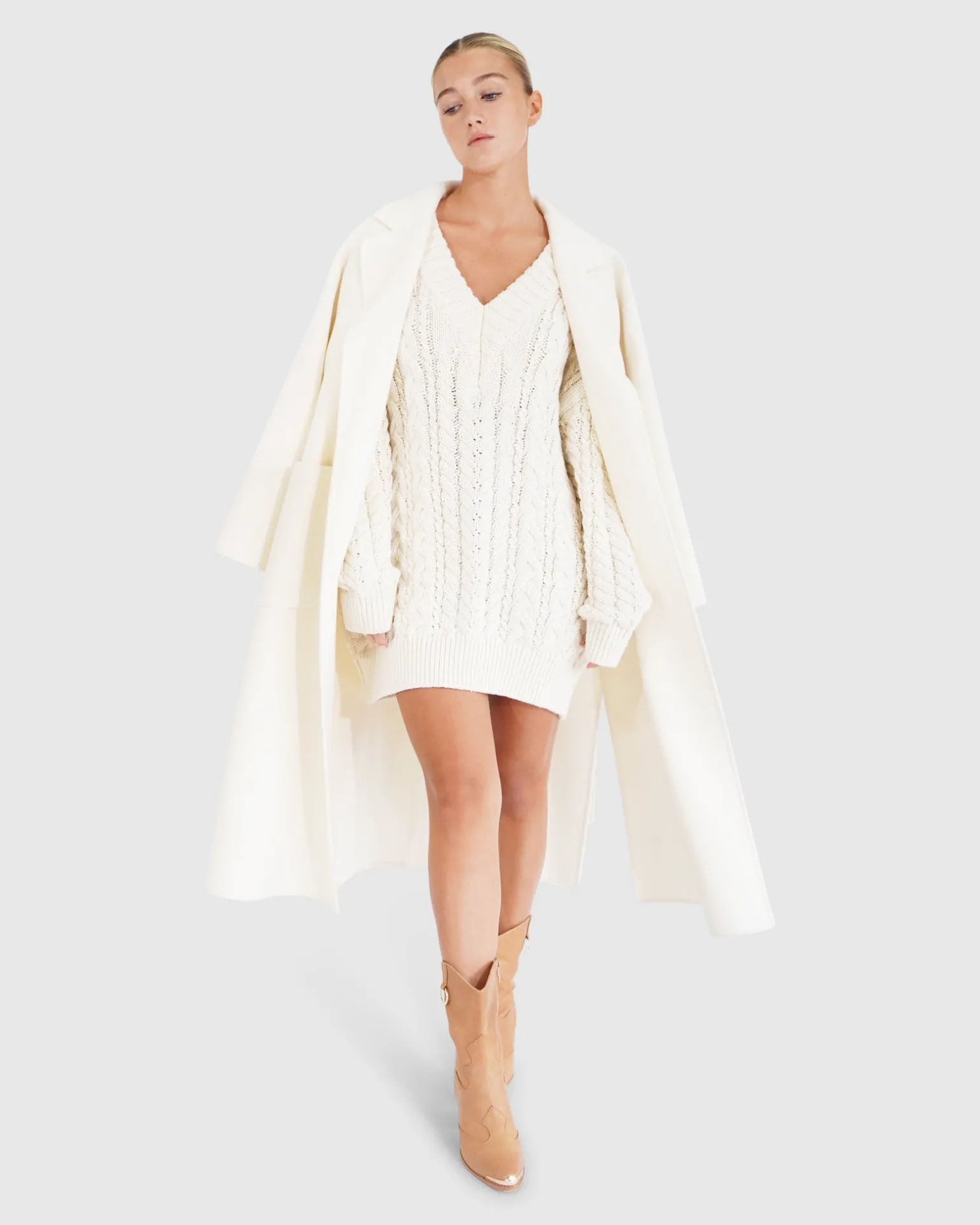 Belle & Bloom Sweaters | Sweaters>Still The One Chunky Oversize Knit -