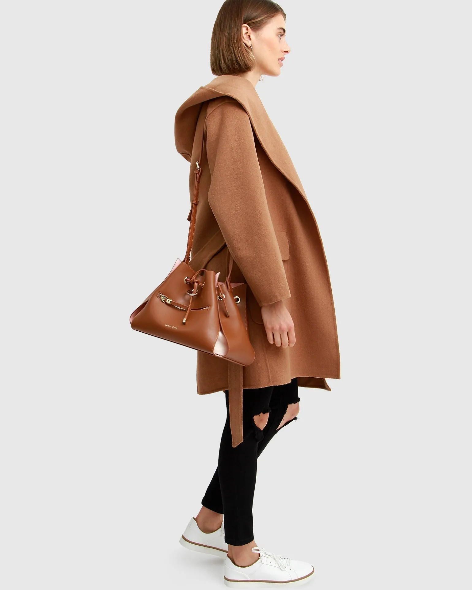 Belle & Bloom Belted Coats | Wool Coats>Sweet Escape Robe Coat -