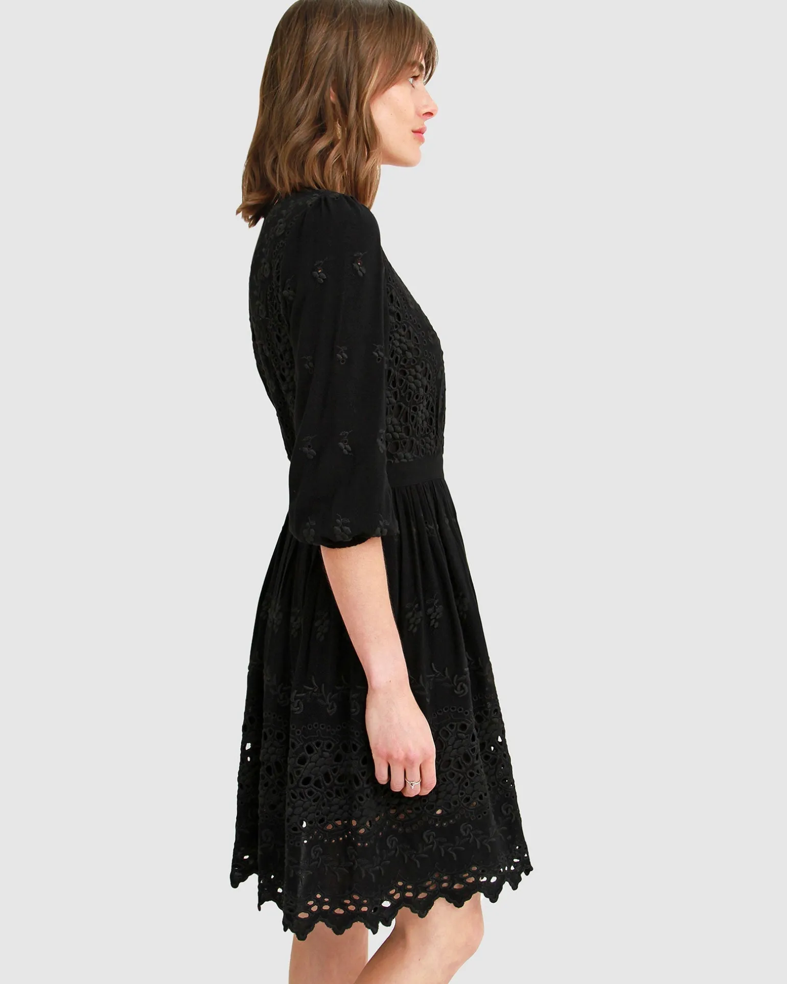 Belle & Bloom Mini Dresses | Mini Dresses>Sweet Talk Eyelet Mini Dress -