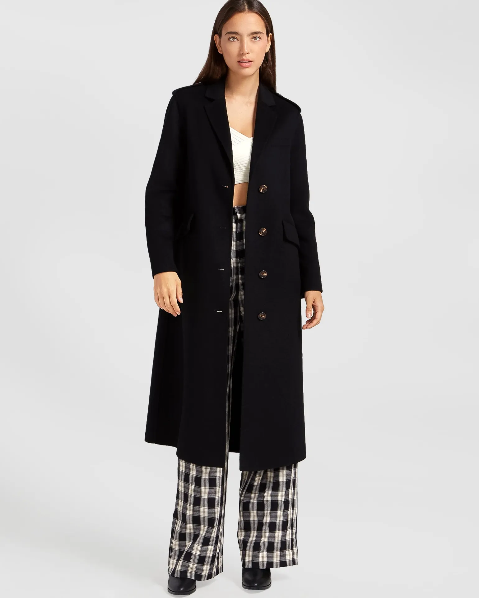 Belle & Bloom Wool Coats | Wool Coats>Tainted Love Longline Coat -