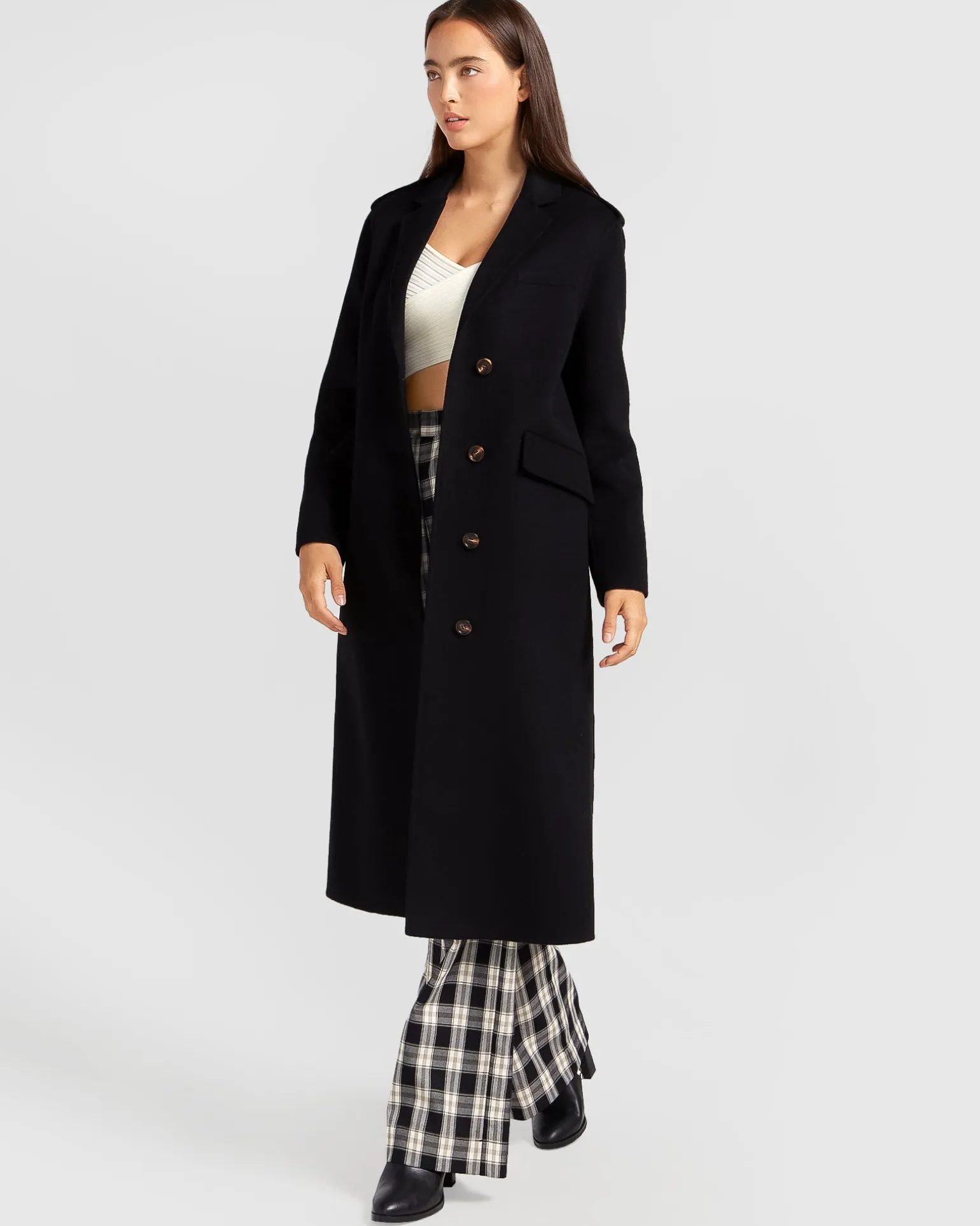 Belle & Bloom Wool Coats | Wool Coats>Tainted Love Longline Coat -