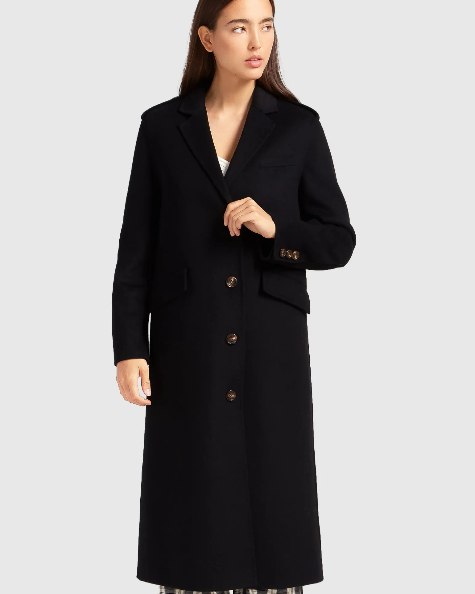 Belle & Bloom Wool Coats | Wool Coats>Tainted Love Longline Coat -