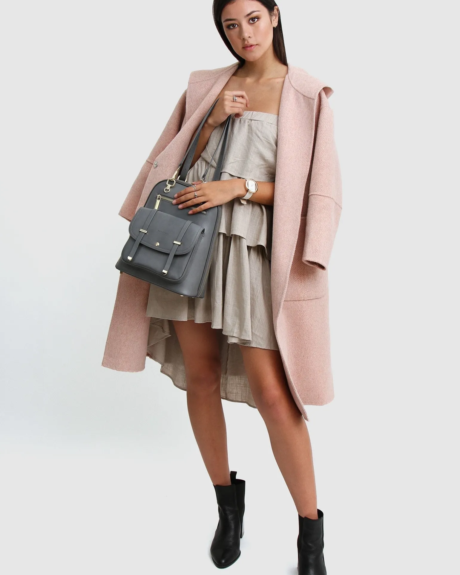 Belle & Bloom Backpacks | Handbags>5th Ave Leather Backpack -