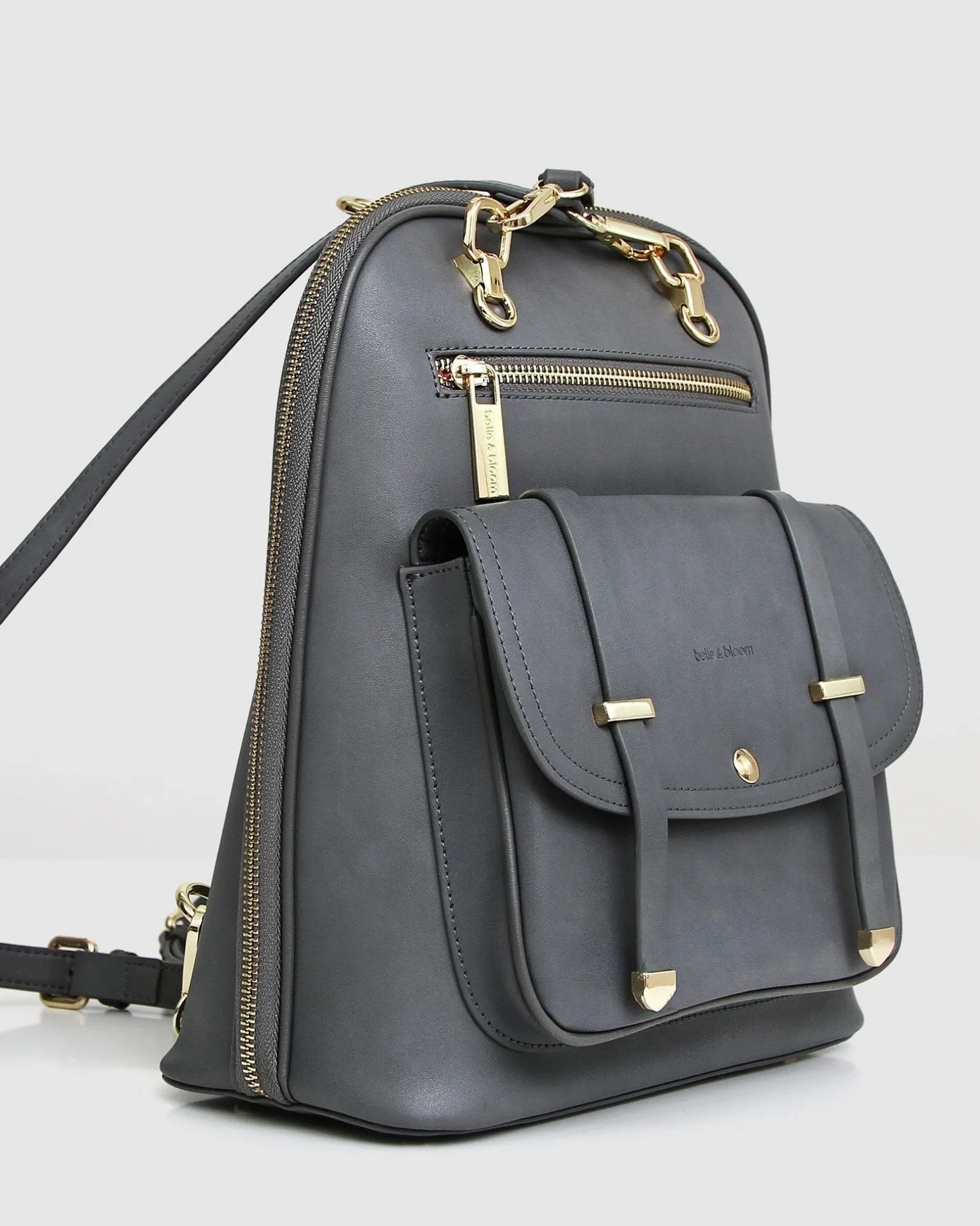 Belle & Bloom Backpacks | Handbags>5th Ave Leather Backpack -