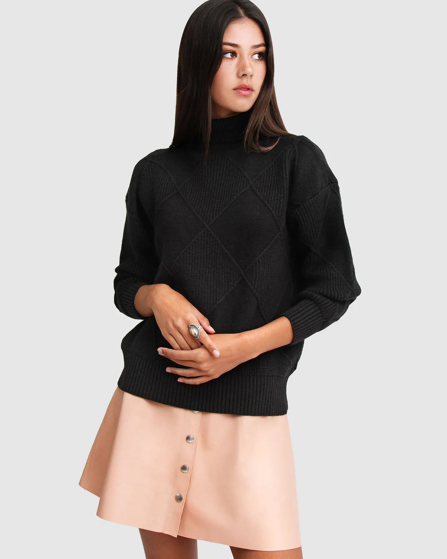Belle & Bloom Sweaters | Sweaters>The Academy Turtleneck Jumper -