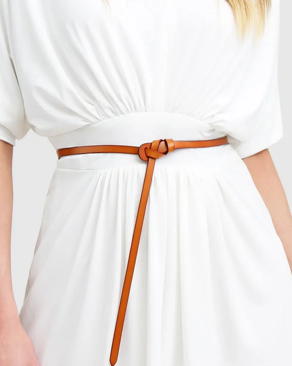Belle & Bloom Belts>Tie The Knot Leather Belt -