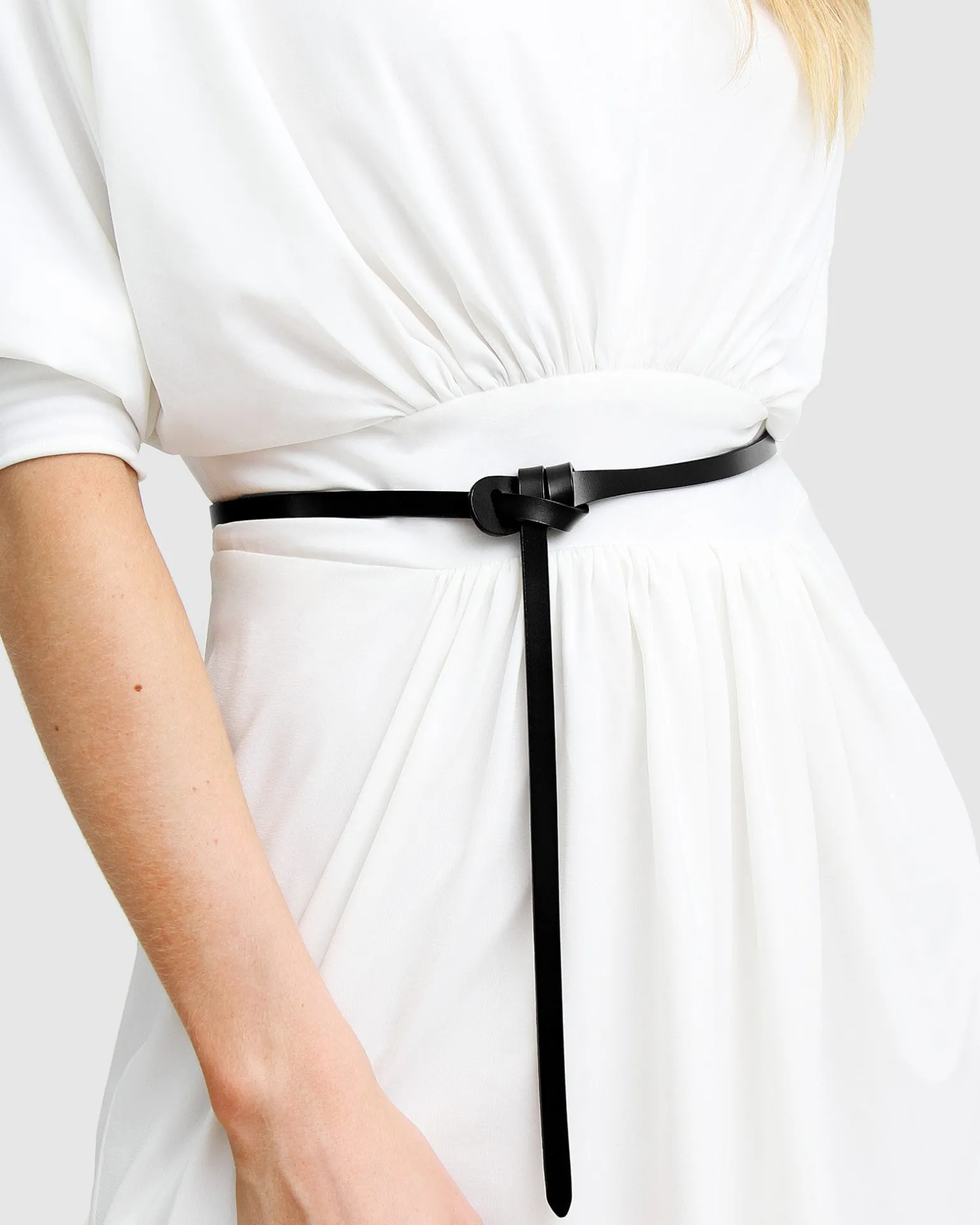 Belle & Bloom Belts>Tie The Knot Leather Belt -