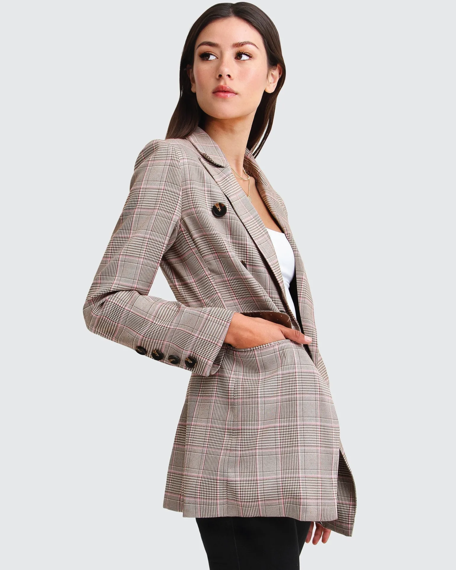 Belle & Bloom Blazers | Suits & Blazers>Too Cool For Work Plaid Blazer -