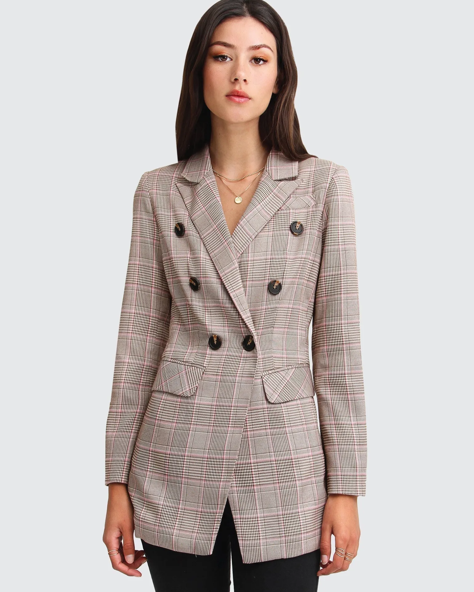 Belle & Bloom Blazers | Suits & Blazers>Too Cool For Work Plaid Blazer -