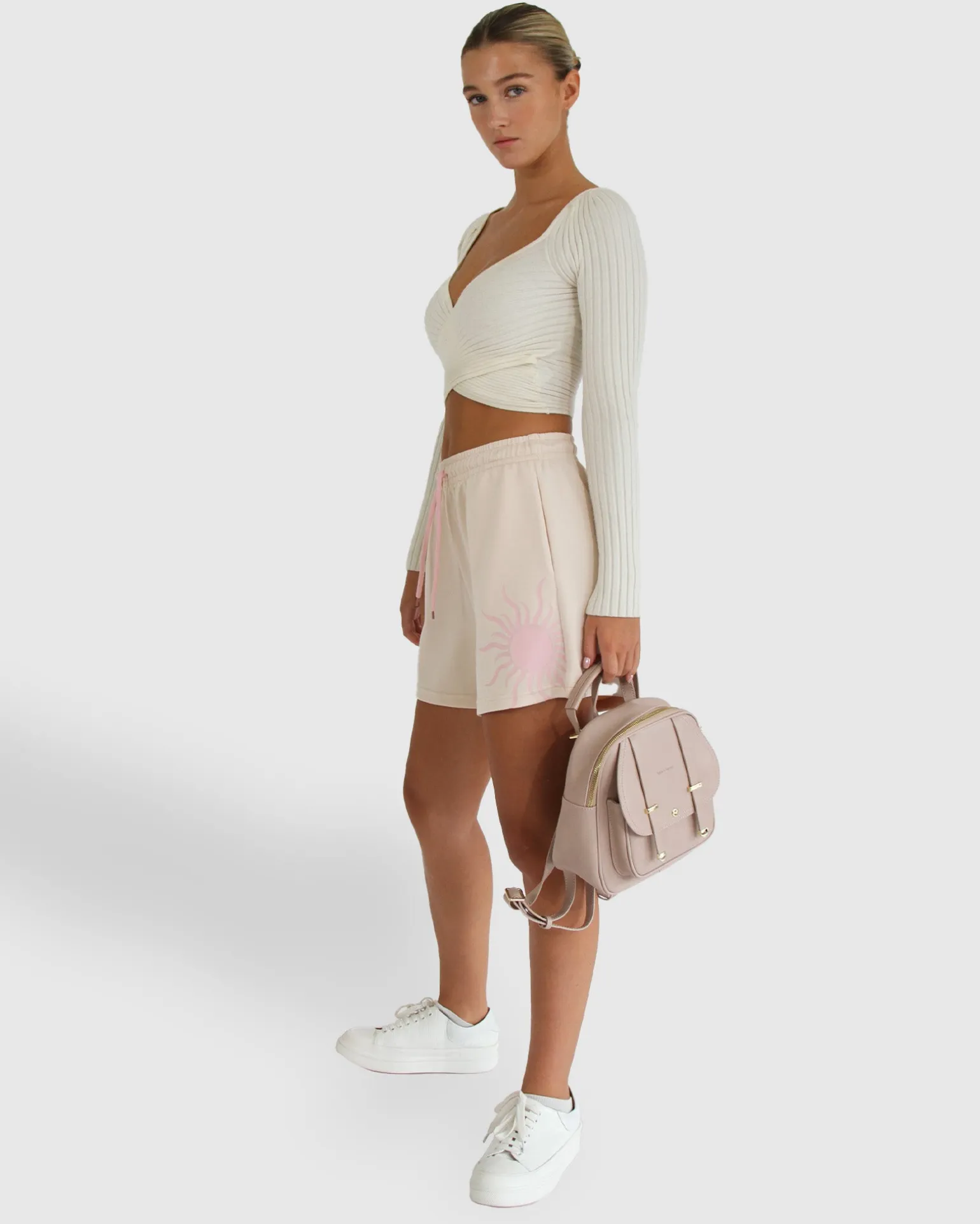 Belle & Bloom Pants>Turn To You Track Short -