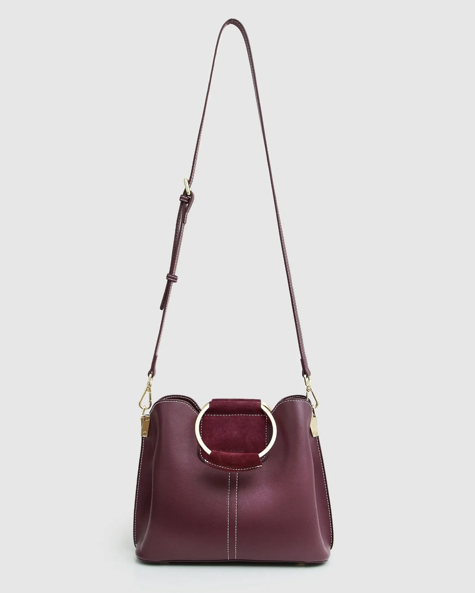 Belle & Bloom Cross-body Bags | Handbags>Twilight Leather Cross-Body Bag - Merlot