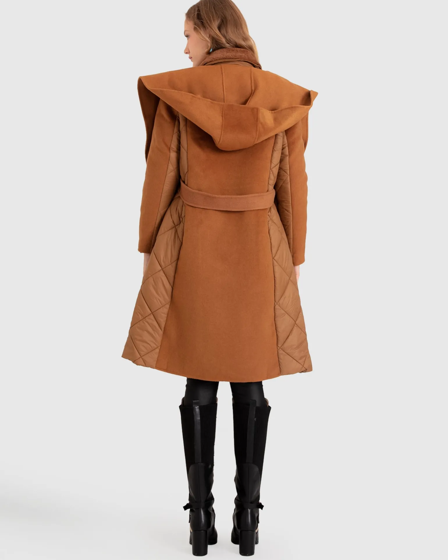 Belle & Bloom Wool Coats | Wool Coats>Walk Me Home Convertible Coat -