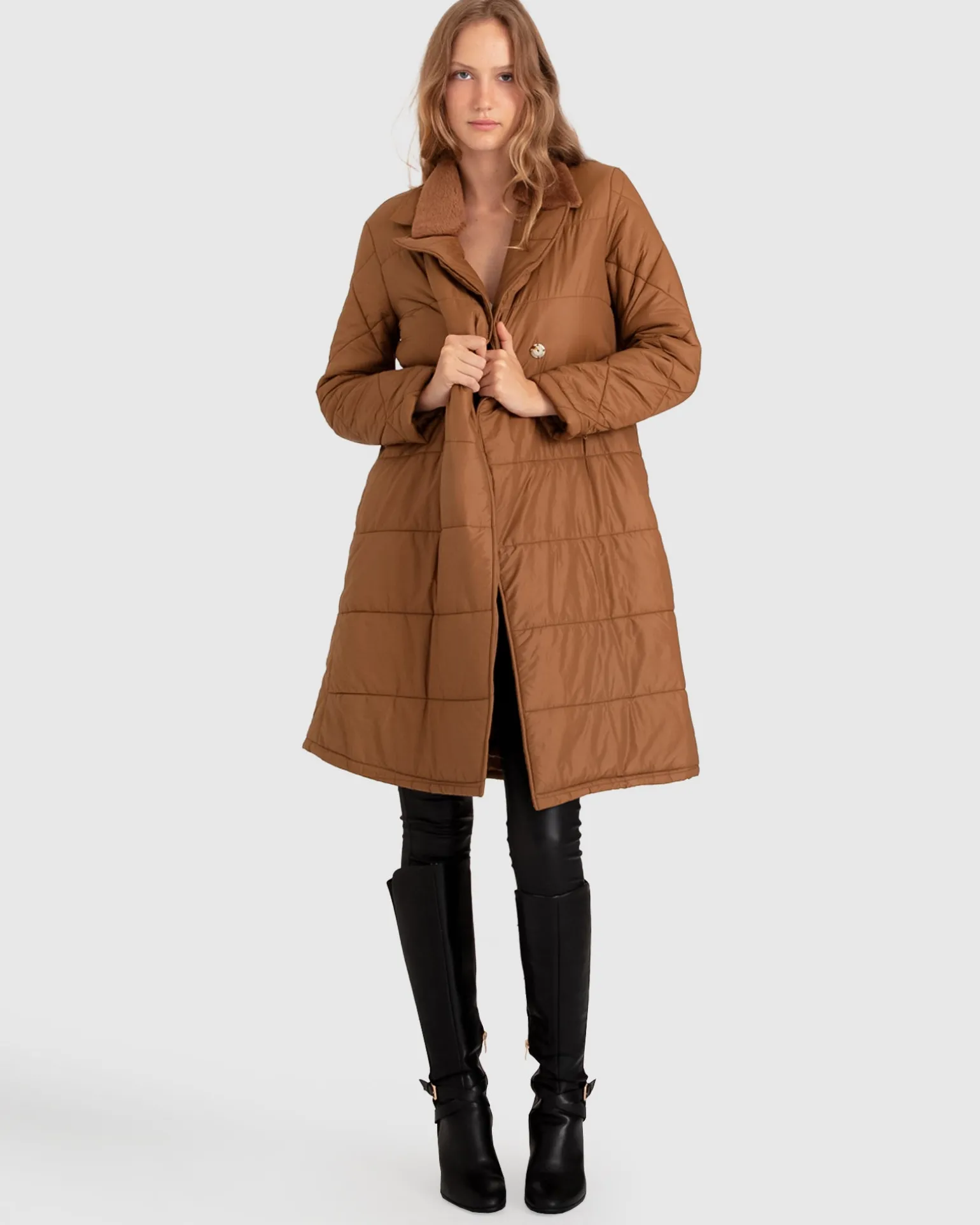 Belle & Bloom Wool Coats | Wool Coats>Walk Me Home Convertible Coat -