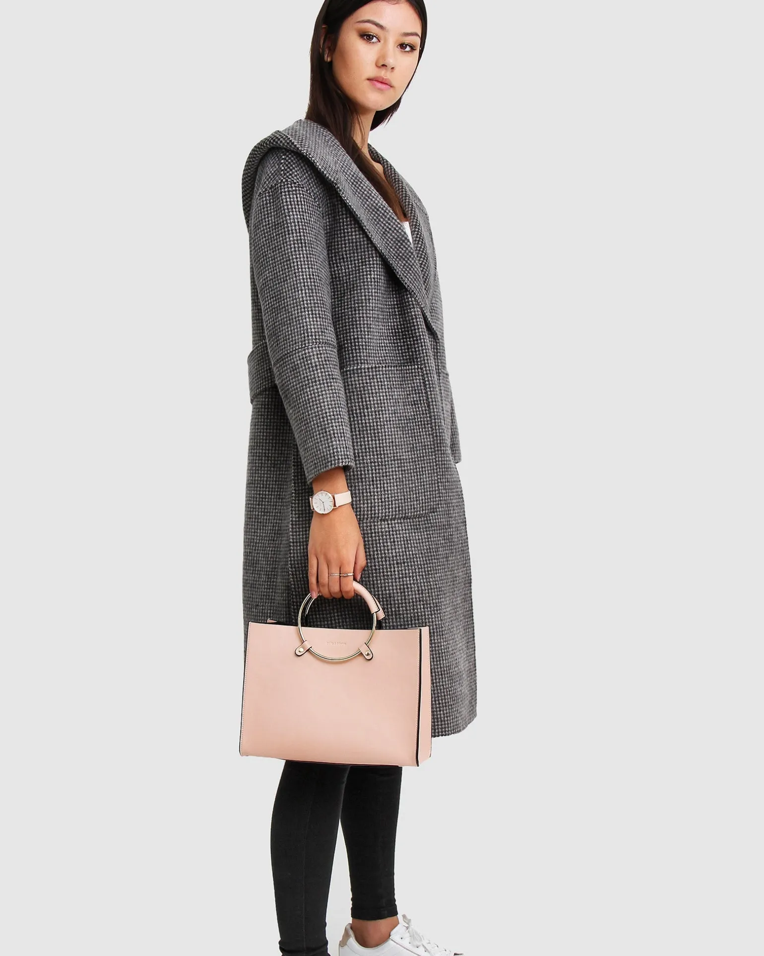Belle & Bloom Wool Coats | Wool Coats>Walk This Way Wool Blend Oversized Coat -