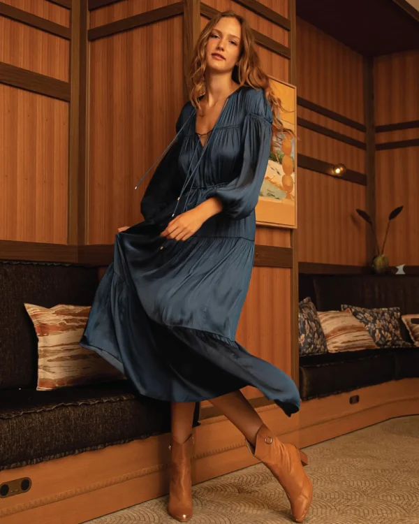 Belle & Bloom Maxi Dresses | Maxi Dresses>Window Seat Tiered Maxi Dress -