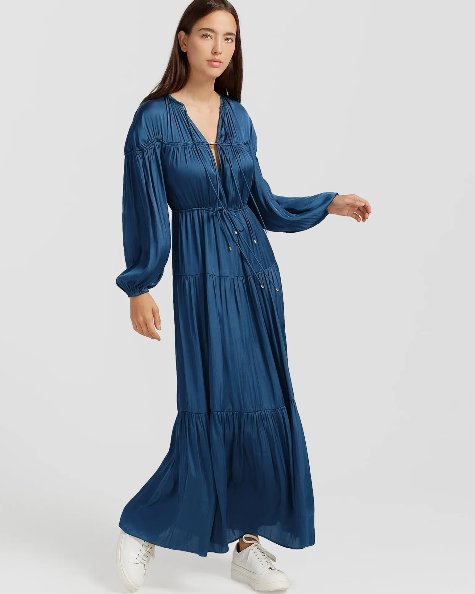 Belle & Bloom Maxi Dresses | Maxi Dresses>Window Seat Tiered Maxi Dress -