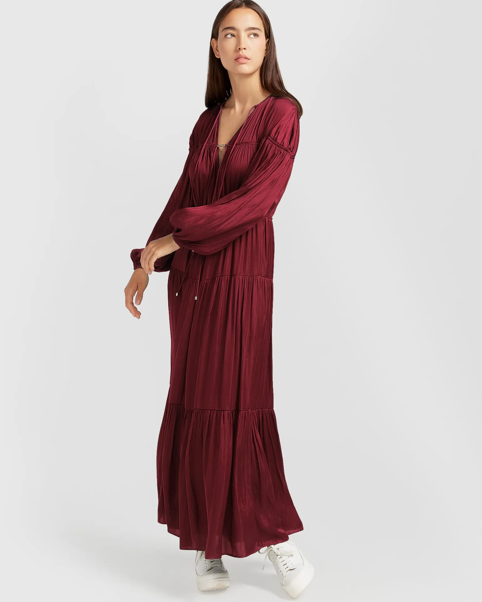 Belle & Bloom Maxi Dresses | Maxi Dresses>Window Seat Tiered Maxi Dress -