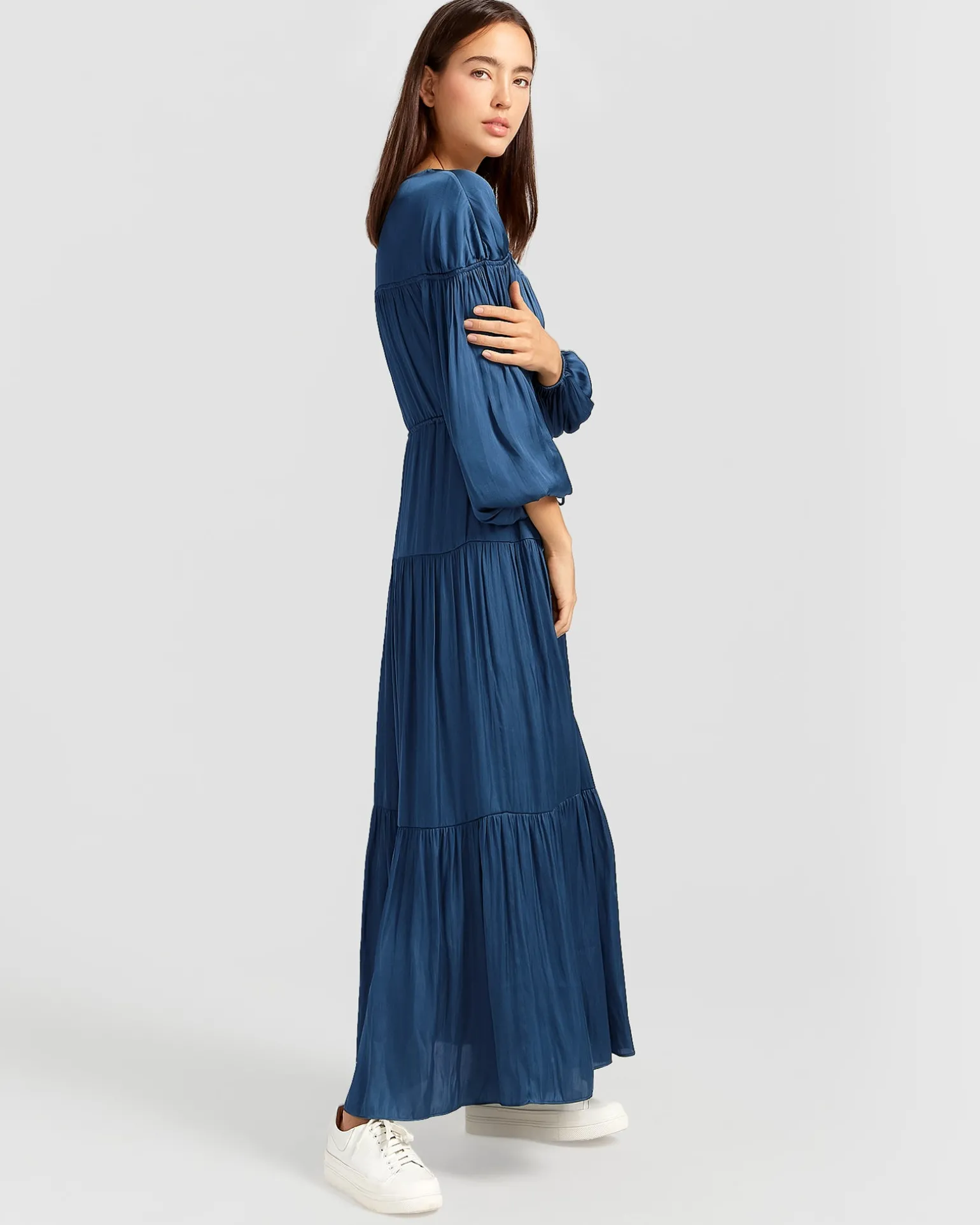 Belle & Bloom Maxi Dresses | Maxi Dresses>Window Seat Tiered Maxi Dress -