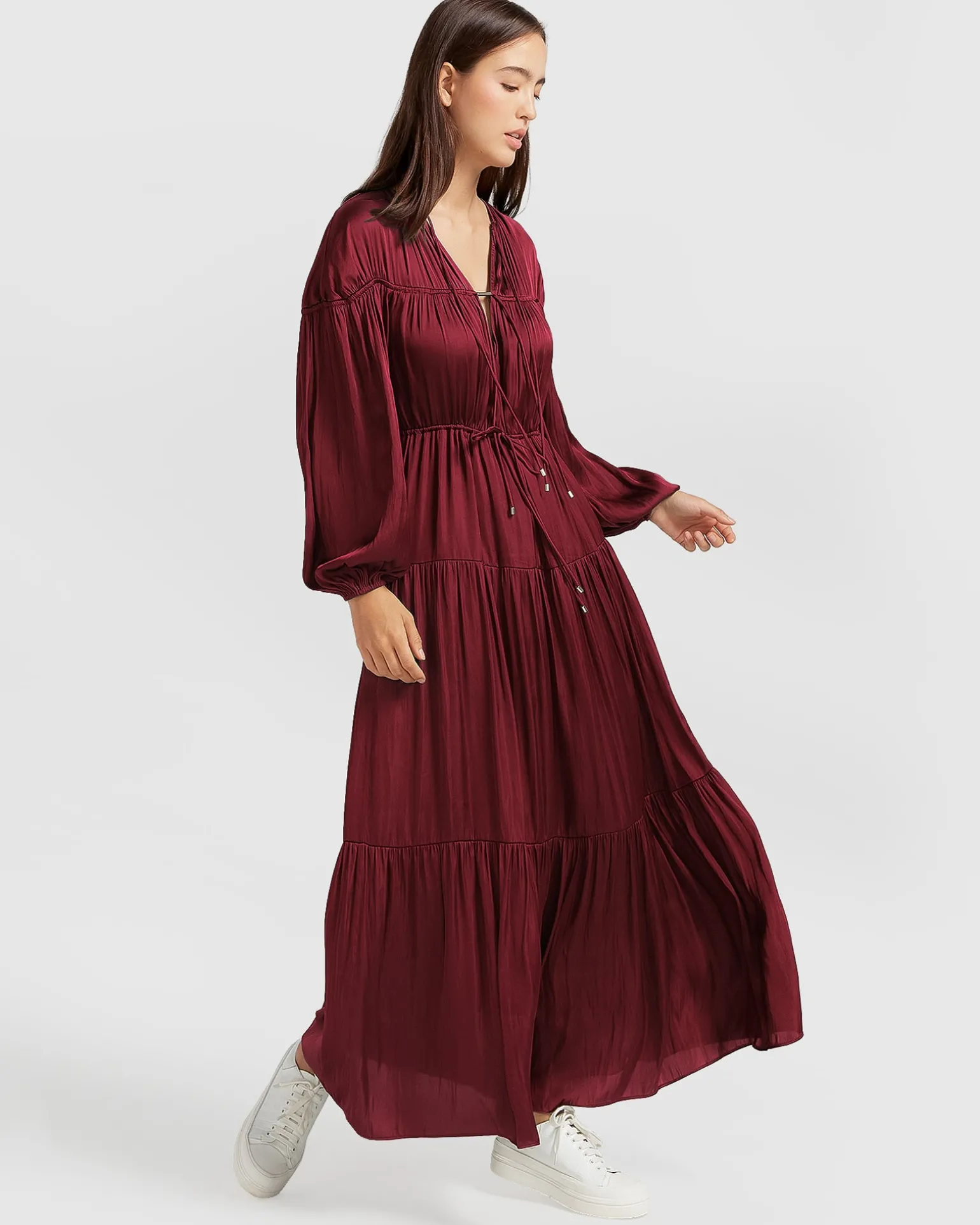 Belle & Bloom Maxi Dresses | Maxi Dresses>Window Seat Tiered Maxi Dress -