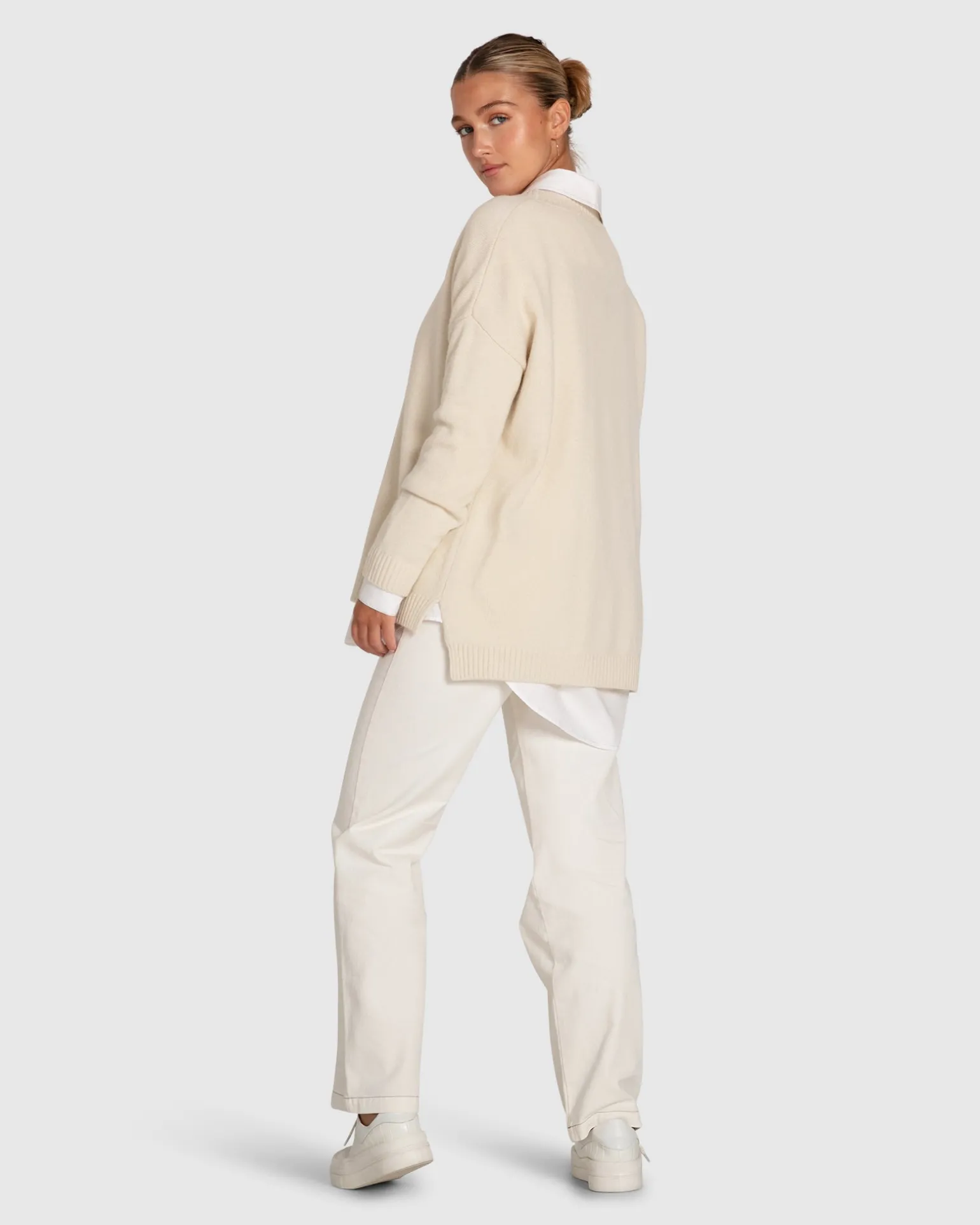 Belle & Bloom Sweaters | Sweaters>Wonder Of You Cashmere Blend Oversized Jumper -